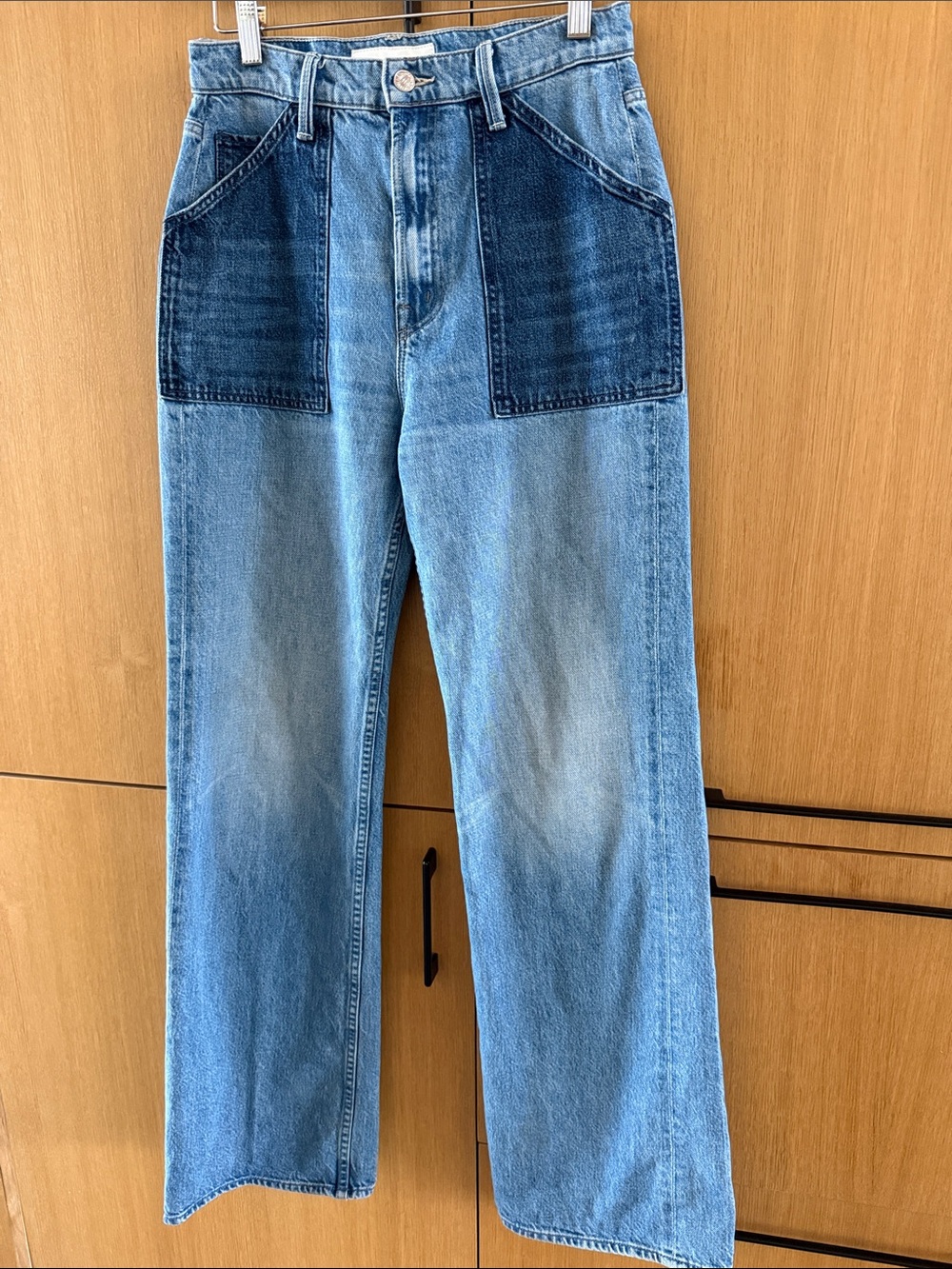 MOTHER Denim Jeana The Patch Maven Heel in Love Triangle Size 27 - Picture 4 of 16